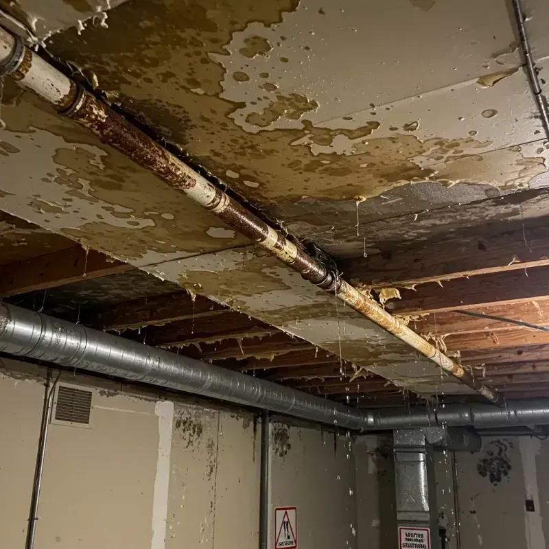 Ceiling Water Damage Repair in Milton, VT